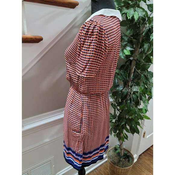 Forever 21 Women's Multicolor 100% Rayon Half Sleeve Knee Length Dress Size S - Picture 6 of 12